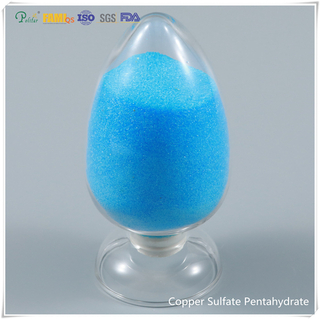 Sulfate de cuivre pentahydrate de qualité d'alimentation en cristal